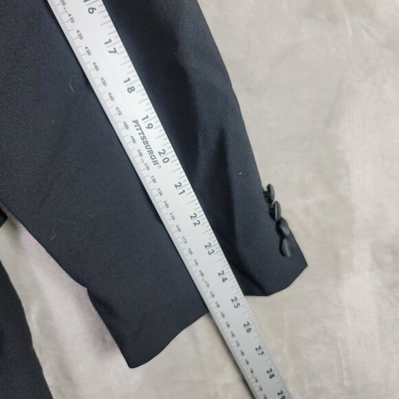 Giorgio Sant Angelo Vintage Black 100% Wool Men's Blazer Coat | Size 44L - Picture 5 of 8